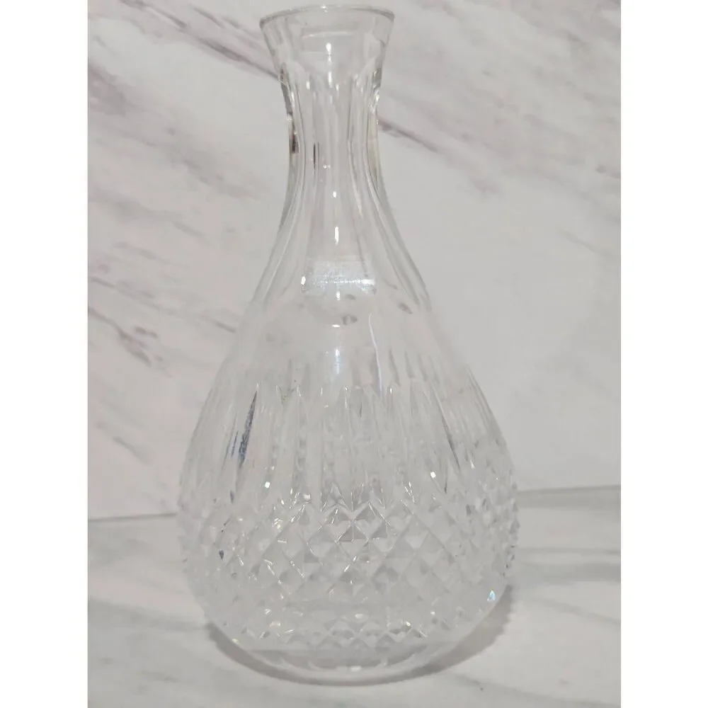 Unknown Brand Cut Lead Crystal Decanter With Stopper Glassware